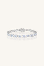 Rainbow Moonstone Bracelet in 92.5 Sterling Silver KLSB-20641