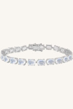 Rainbow Moonstone Bracelet in 92.5 Sterling Silver KLSB-20641 - Image 4