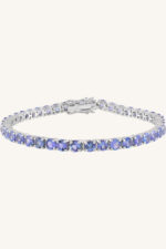 Tanzanite Bracelet in 92.5 Sterling Silver KLSB-20642 - Image 4