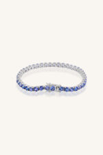 Tanzanite Bracelet in 92.5 Sterling Silver KLSB-20642 - Image 3