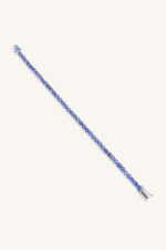 Tanzanite Bracelet in 92.5 Sterling Silver KLSB-20642 - Image 2