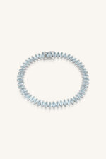 Aquamarine Bracelet in 92.5 Sterling Silver KLSB-20647