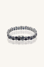 Blue Sapphire Bracelet in 92.5 Sterling Silver KLSB-20649 - Image 3