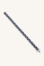Blue Sapphire Bracelet in 92.5 Sterling Silver KLSB-20649 - Image 2