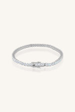 Rainbow Moonstone Bracelet in 92.5 Sterling Silver KLSB-20659 - Image 4