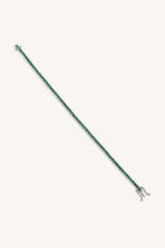 Emerald Bracelet in 92.5 Sterling Silver KLSB-20664 - Image 2