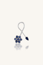 Blue Sapphire Pendant in 92.5 Sterling Silver KLSP-50547