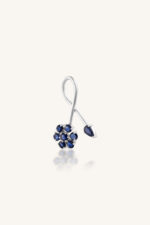 Blue Sapphire Pendant in 92.5 Sterling Silver KLSP-50547 - Image 2