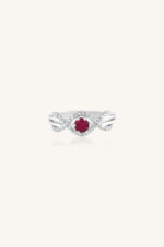 Multi Sapphire and Diamond Ring in 92.5 Sterling Silver KLSR-10693 - Image 4