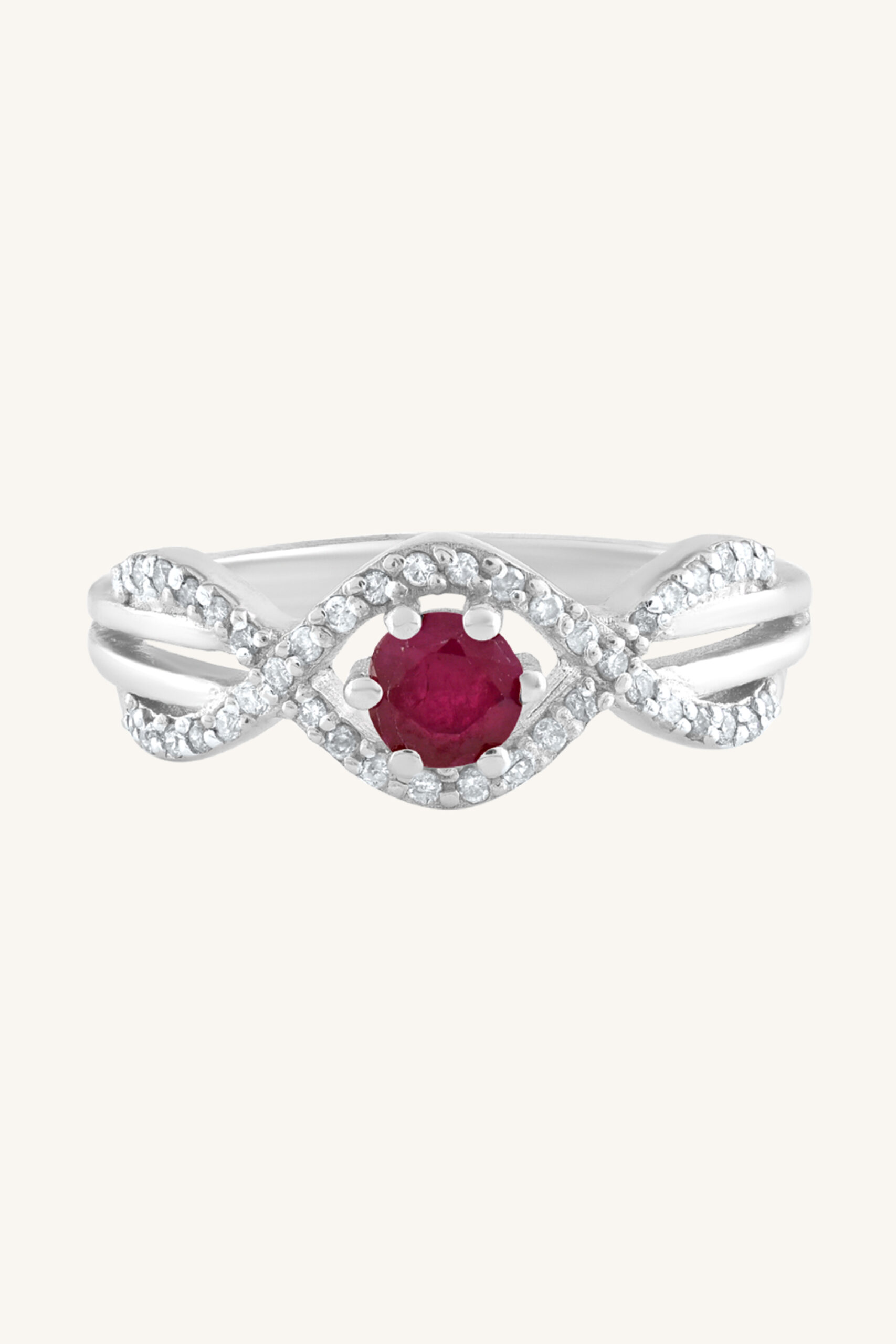 KLSR-10693 (2) Multi Sapphire and Diamond Ring in 92.5 Sterling Silver KLSR-10693 - Image 1