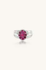 Ruby Ring in 92.5 Sterling Silver KLSR-11617 - Image 3