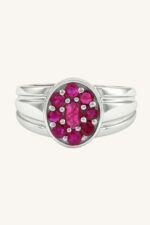 Ruby Ring in 92.5 Sterling Silver KLSR-11617 - Image 2