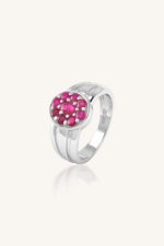 Ruby Ring in 92.5 Sterling Silver KLSR-11617