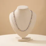 Multi Sapphire Necklace in 92.5 Sterling Silver KLSS-40271 - Image 3