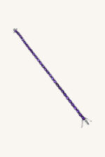Amethyst Bracelet in 92.5 Sterling Silver KLSB-20057 - Image 3
