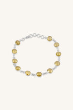 Lemon Topaz Bracelet in 92.5 Sterling Silver KLSB-20275