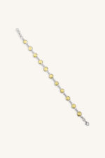 Lemon Topaz Bracelet in 92.5 Sterling Silver KLSB-20275 - Image 2