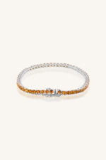 Citrine Bracelet in 92.5 Sterling Silver KLSB-20326 - Image 3