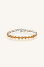 Citrine Bracelet in 92.5 Sterling Silver KLSB-20350