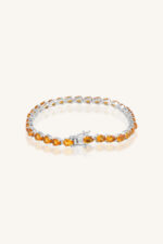 Citrine Bracelet in 92.5 Sterling Silver KLSB-20350 - Image 3