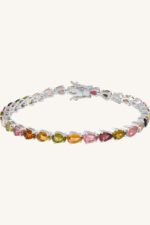 Multi Tourmaline Bracelet in 92.5 Sterling Silver KLSB-20351 - Image 4