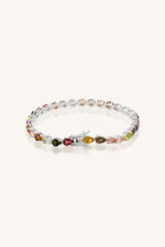 Multi Tourmaline Bracelet in 92.5 Sterling Silver KLSB-20351 - Image 3