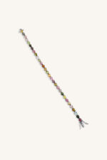 Multi Tourmaline Bracelet in 92.5 Sterling Silver KLSB-20351 - Image 2