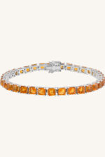 Citrine Bracelet in 92.5 Sterling Silver KLSB-20361 - Image 4