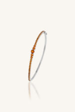 Citrine Bangle in 92.5 Sterling Silver KLSB-20368 - Image 2