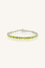 Peridot Bracelet in 92.5 Sterling Silver KLSB-20398