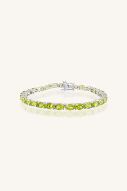 Peridot Bracelet in 92.5 Sterling Silver KLSB-20398