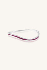 Ruby Bangle in 92.5 Sterling Silver KLSB-20403