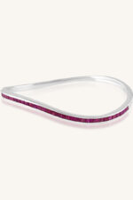 Ruby Bangle in 92.5 Sterling Silver KLSB-20403 - Image 4