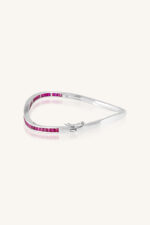 Ruby Bangle in 92.5 Sterling Silver KLSB-20403 - Image 2