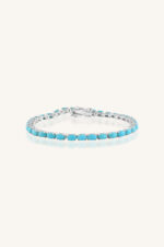 Turquoise Bracelet in 92.5 Sterling Silver KLSB-20416