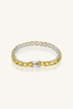 Lemon Topaz Bracelet in 92.5 Sterling Silver KLSB-20418 - Image 3