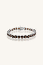 Smokey Quartz Bracelet in 92.5 Sterling Silver KLSB-20427