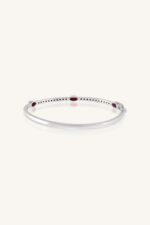 Ruby Bangle in 92.5 Sterling Silver KLSB-20439 - Image 3