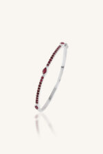 Ruby Bangle in 92.5 Sterling Silver KLSB-20439 - Image 2