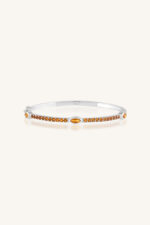 Citrine Bangle in 92.5 Sterling Silver KLSB-20440 - Image 2