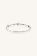 Citrine Bangle in 92.5 Sterling Silver KLSB-20440 - Image 4