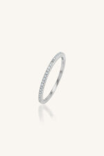 Diamond Ring in 92.5 Sterling Silver-11748
