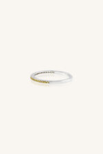 Yellow Sapphire Ring in 92.5 Sterling Silver KLSR-11749 - Image 3