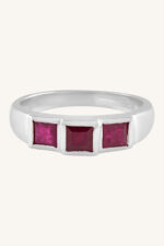 Ruby Ring in 92.5 Sterling Silver KLSR-11764