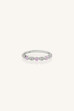Pink Sapphire and Diamond Ring in 92.5 Sterling Silver KLSR-11766 - Image 2