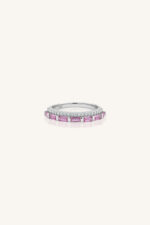 Pink Sapphire and Diamond in 92.5 Sterling Silver KLSR-11782 - Image 2