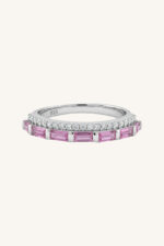 Pink Sapphire and Diamond in 92.5 Sterling Silver KLSR-11782 - Image 4