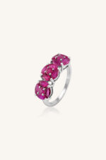 Ruby Ring in 92.5 Sterling Silver KLSR-11787