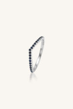 Blue Sapphire Ring in 92.5 Sterling Silver KLSR-11788 - Image 2