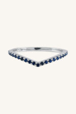 Blue Sapphire Ring in 92.5 Sterling Silver KLSR-11788 - Image 3